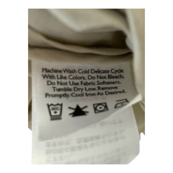 Eddie Bauer Men’s XL Beige Zip-Up Jacket – Lightweight Cotton Nylon Windbreaker - Picture 5 of 5